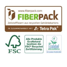 Papierhandtücher EcoNatural 2 lagig, 3800 Blatt, 2 Pck.-image