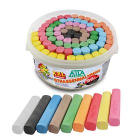 Straßenmalkreide im  XXL Eimer, 93 Stk.-image