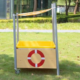 Mobiler Matschtisch mit Schrägdach-image