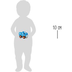 Polizeifahrzeug aus Holz-image