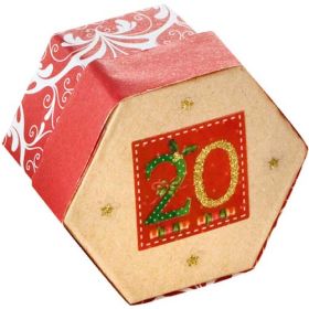 Glitzer Sticker Weihnachten, 5 Blatt-image