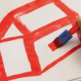 Schwammpinsel bunt, 3er Set-image