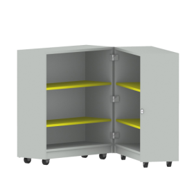 Bücherwagen mit 4 Einlegeböden, zusammenklappbar, fahrbar B/H/T: 80x91,2x64 cm-image