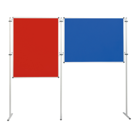 Stecktafel Set "S1" 2x Tafel: 120x100 cm, 3xT-Fuß-Stativ-image