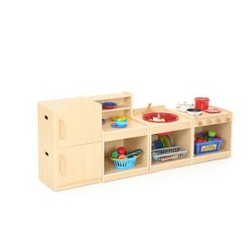 Spielküche Owlaf für Krippenkinder - Kühlschrank-image