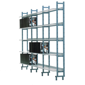 Bücherregal einseitig (Erweiterungselement) B/H/T: 98x200x32 cm-image