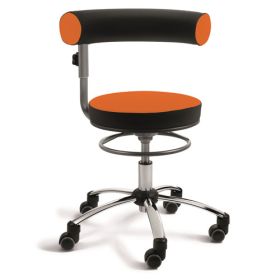 Sanus Gesundheitsstuhl Classic, Lehne höhenverstellb., Stoffbezug, extra niedrig, Farben nach Wahl-image