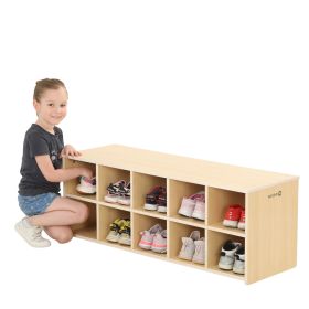 Kindergarten Schuhregal für 10 Paar Schuhe-image