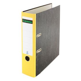 Aktenordner DIN A4, breit 8cm - Wolkenmarmor, farbiger Rücken-image