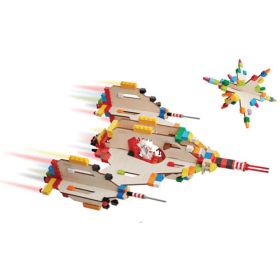 3D Puzzle für Bausteine Raumschiff-image