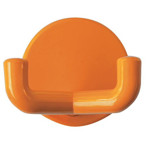 2er Kleiderhaken 54 orange
