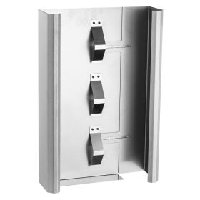 Einmalhandschuh-Spender Edelstahl, 3-fach-image