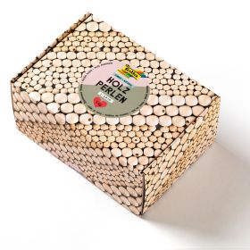 Holzperlen natural Jumbo-Packung, 1 kg-image