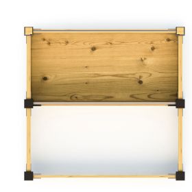 Mehrstufiges Hochbett mit Rankgitter-image