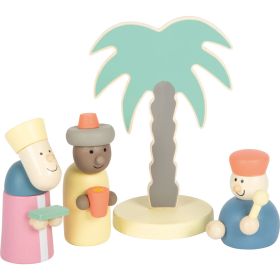 Spielset Holzkrippe Weihnachtsgeschichte-image