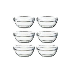 Stapelschale transparent, H 5,5 cm, Ø 12 cm, 6 Stk.-image