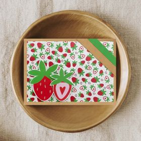 Motivkarton Mattline 250 g, "Erdbeerfeld", 10 BG-image