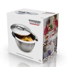 Thermoschüssel mit Deckel, 1 Liter-image