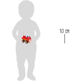 Feuerwehrfahrzeug aus Holz-image