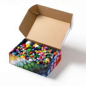 Pompons Mix Jumbo Glitter, 300 gr-image