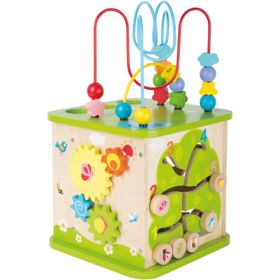 Motorikwürfel mit Kugelbahn-image