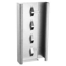 Einmalhandschuh-Spender Edelstahl, 4-fach-image