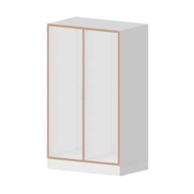 qickly® Zweierregal Korpus 3 Ordnerhöhen B/H/T: 70,1x110,5x42,6 cm-image