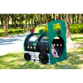 Außenspielgerät Kriechtunnel Lokomotive-image