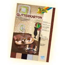 Glitterkarton classic, 24 x 34 cm, 5 Blatt-image