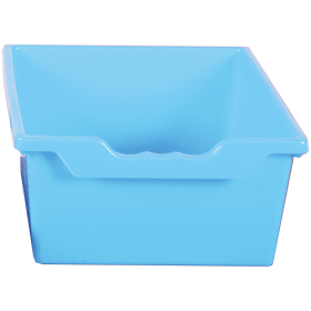 Set bestehend aus 2xErgo Tray Box L mit Montageschienen Hellblau, aus schwer entflammbarem Kunststoff-image