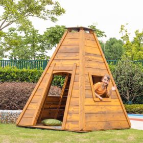 Outdoor Spielhaus Waldhütte-image