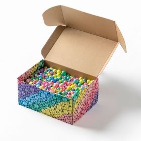 Holzperlen pastel Jumbo-Packung, 1 kg-image