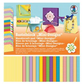 Bastelblock Mini-Designs, 24 x 34 cm, 18 Blatt-image