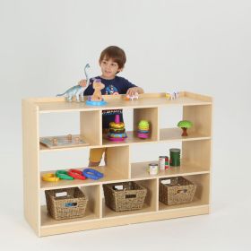 Raumteiler Regal Owlaf, 3 Böden, 8 Fächer-image