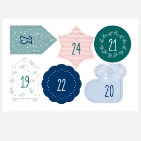 Adventskalender Set Basic, Stoffbeutel, 49-tlg.-image