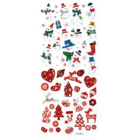 Glitzer Sticker Weihnachten, 5 Blatt-image