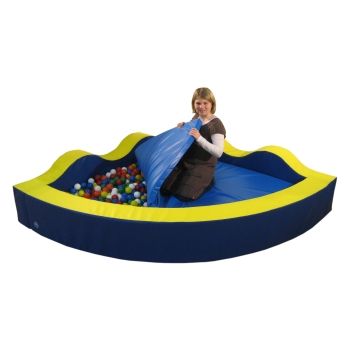 Kugelbad Multimatte für Kugelbad Wellenbad Viertelkreis-image