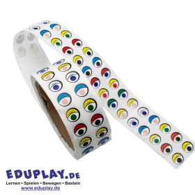 Bunte Augensticker auf Rolle, 2000 St.-image