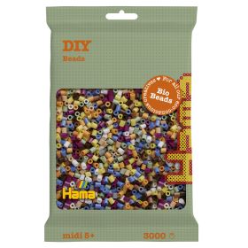 Bügelperlen Midi "Bio" Nachfüllung natur 3000 St./10 Farben-image