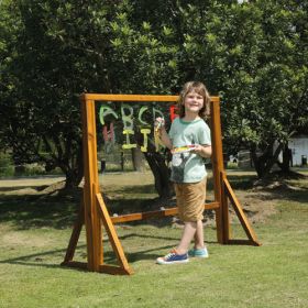 Outdoor Maltafel, transparent, inkl. 4 Standfüßen-image