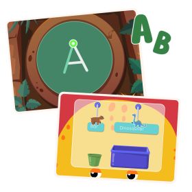 EDURINO Figur Mika, "Erstes Lesen und Schreiben ab 4", Zugang zur EDURINO-Lernwelt-image