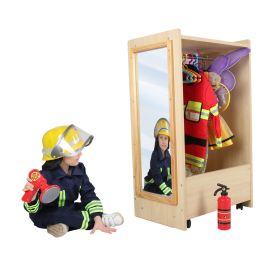 Mobiler Kostümwagen mit Spiegel-image