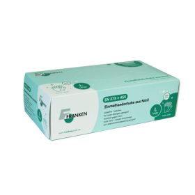 Nitril- Einmalhandschuhe, groß, weiß, 200 Stk.-image