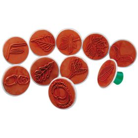 Blätterstempel, 10er Set-image