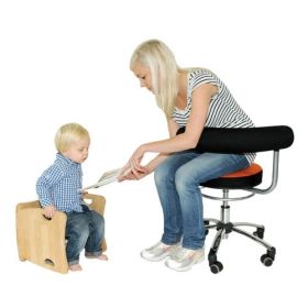 Sanus Gesundheitsstuhl Classic, mit starrer Lehne, Stoffbezug,  Farbe nach Wahl-image