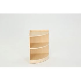 Raumteiler Eckschrank Owlaf, 1 Boden, 2 Fächer-image