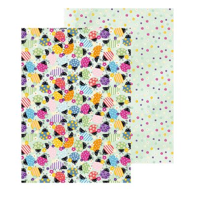 Motivkarton Mattline 250 g, " Marienkäfer" 10 BG-image