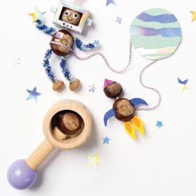 Kastanienbohrer Set aus Holz-image