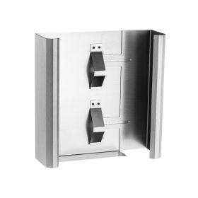 Einmalhandschuh-Spender Edelstahl, 2-fach-image