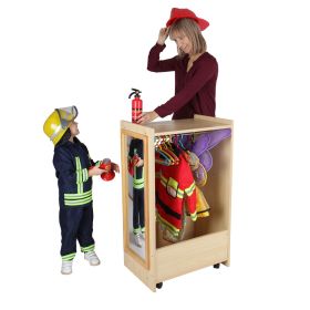 Mobiler Kostümwagen mit Spiegel-image